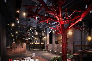 北京魏老香烤鱼餐饮店设计案例 融合传统与现代的美食空间